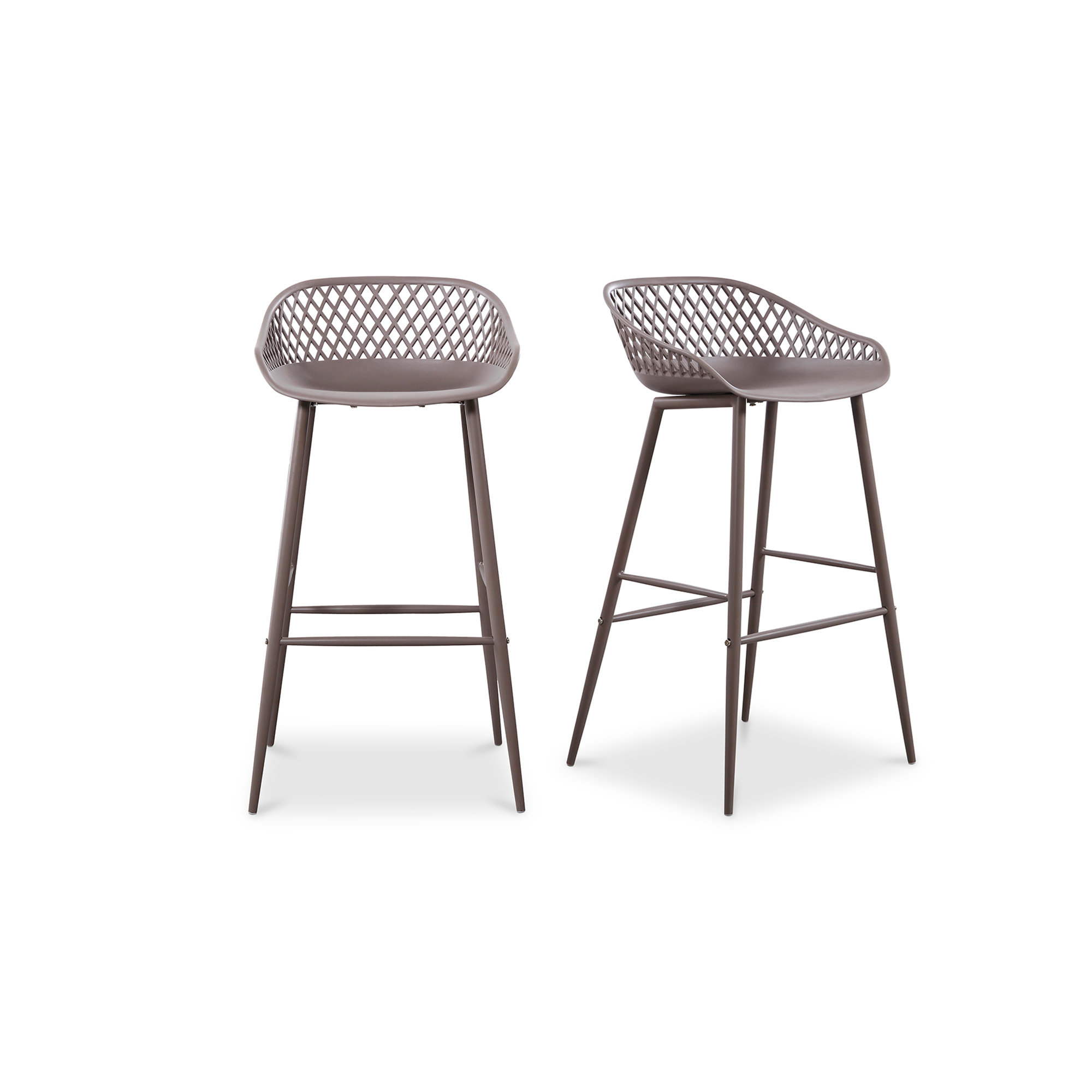 Newark Patio Bar Stool, Taupe, 29"