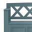Banc de rangement en bois massif 48 po avec 2 compartiments cachés Tavion-121988352