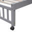 Lit superposé simple au-dessus de double en bois avec six tiroirs et tablettes flexibles, lit inférieur avec roulettes,-945410909