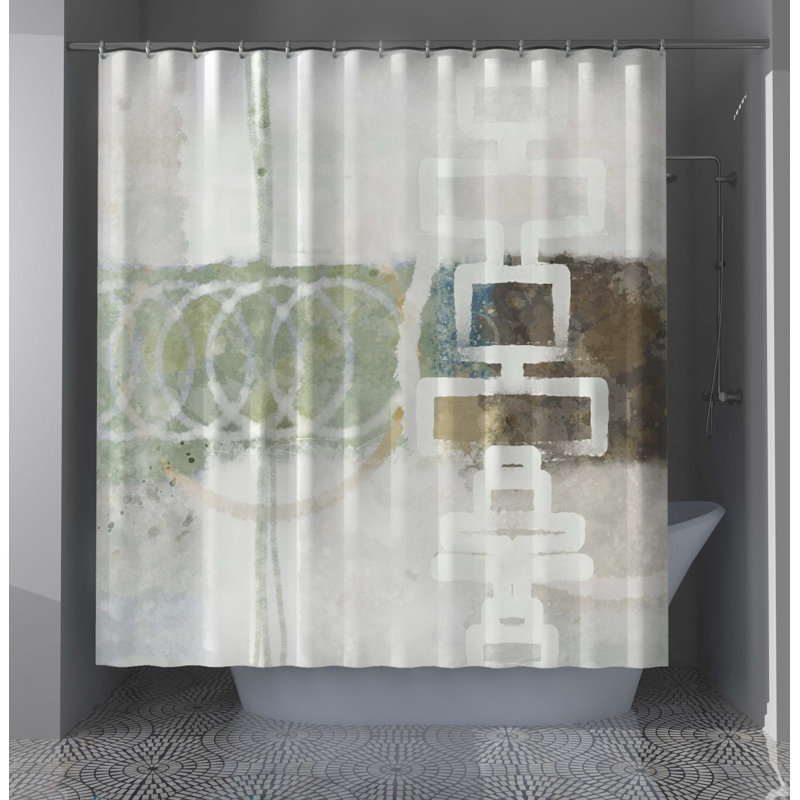 Abstract Shower Curtain