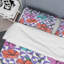 Fleurs sur fond mauve et blanc - Ensemble de housse de couette Cabin & Lodge-30776326