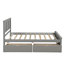 Lit plateforme avec rangement-810349375