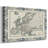 Bordered Map of Europe-Gallery Wrapped Canvas-1247626225