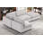 Nuccio 4-Piece Minimalist Modern Soft-Upholstered Sectional With Ottoman-131636838