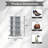 4-Tier Rotating Shoe Rack Tower, 360° Spinning Lazy Susan Shoe Display, Revolving Round Carousel, Vertical Shoe & Handbag Closet Storage Organizer-1463258098