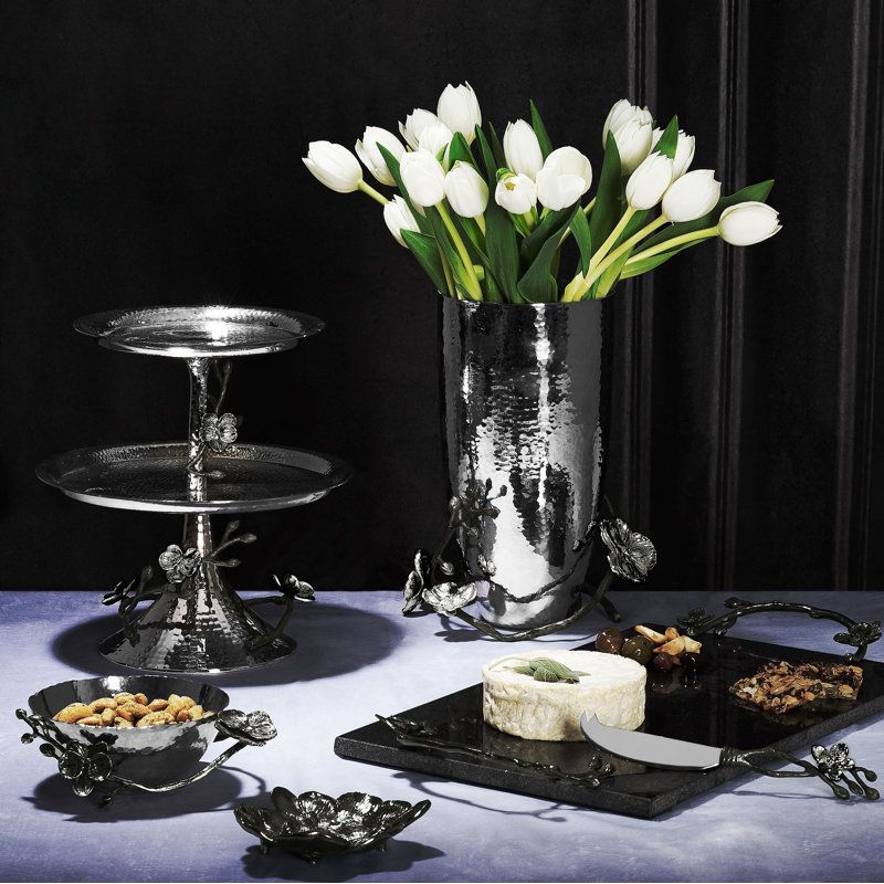 Black Orchid 18" L Cheese Board with Knife