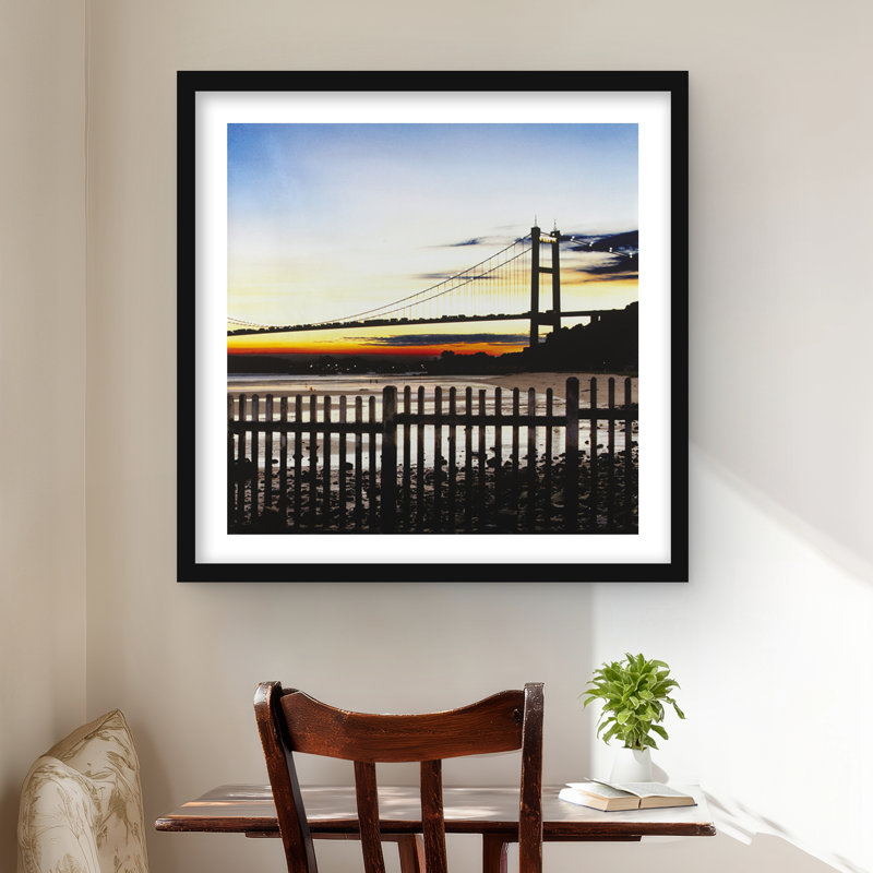 Pont par le coucher du soleil - Office Bridge