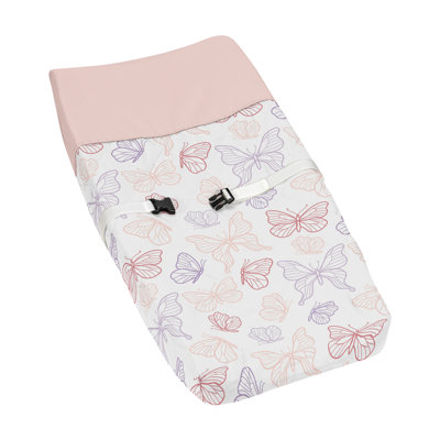 Housse de matelas à langer Butterfly par Sweet Jojo Designs