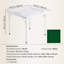 Table de Mahjong 4 joueurs, pliable, avec tapis, porte-gobelet et plateau à jetons