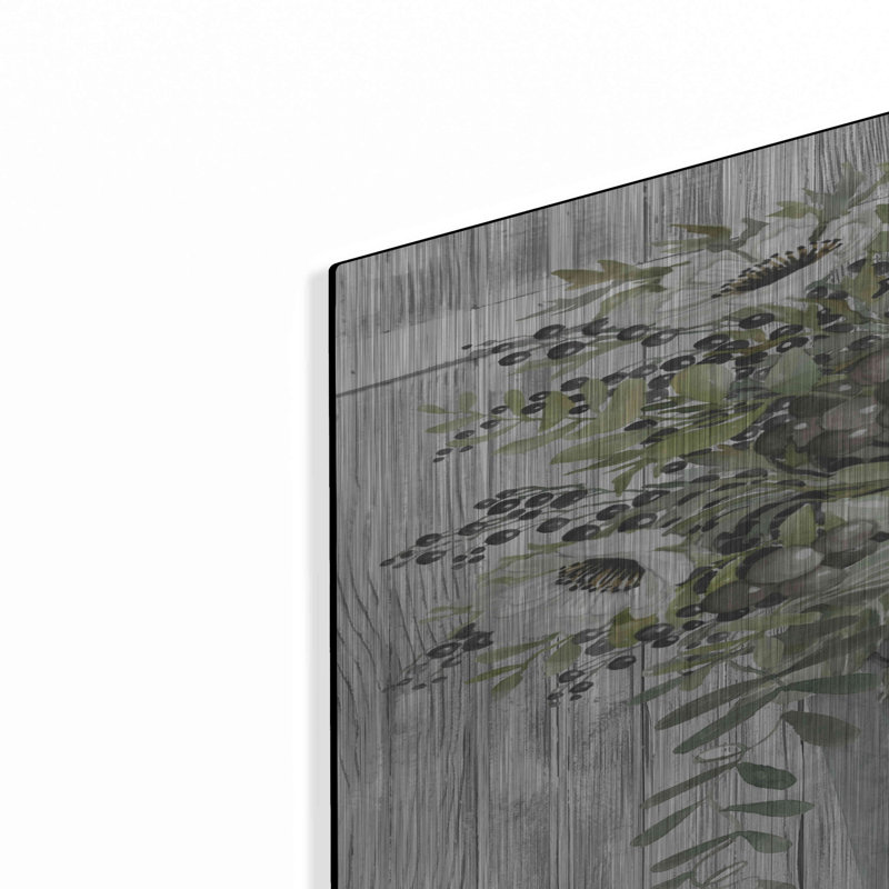 " Galvanized Fleurs " by Cindy Jacobs, 36" H x 24" W