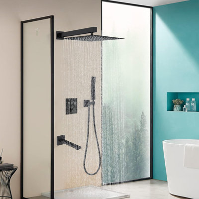 Système de douche thermostatique complet avec valve brute