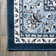 Arignote Modern Persian Floral Navy/Blue Rug