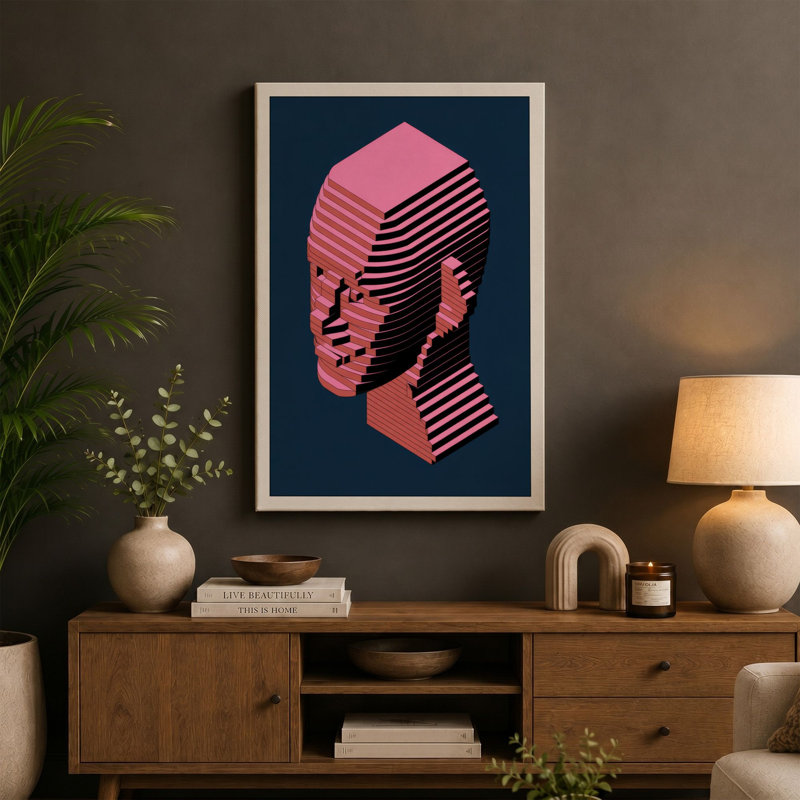 Print, 24x16 - 61.0 x 40.6 cm, Terracotta Border