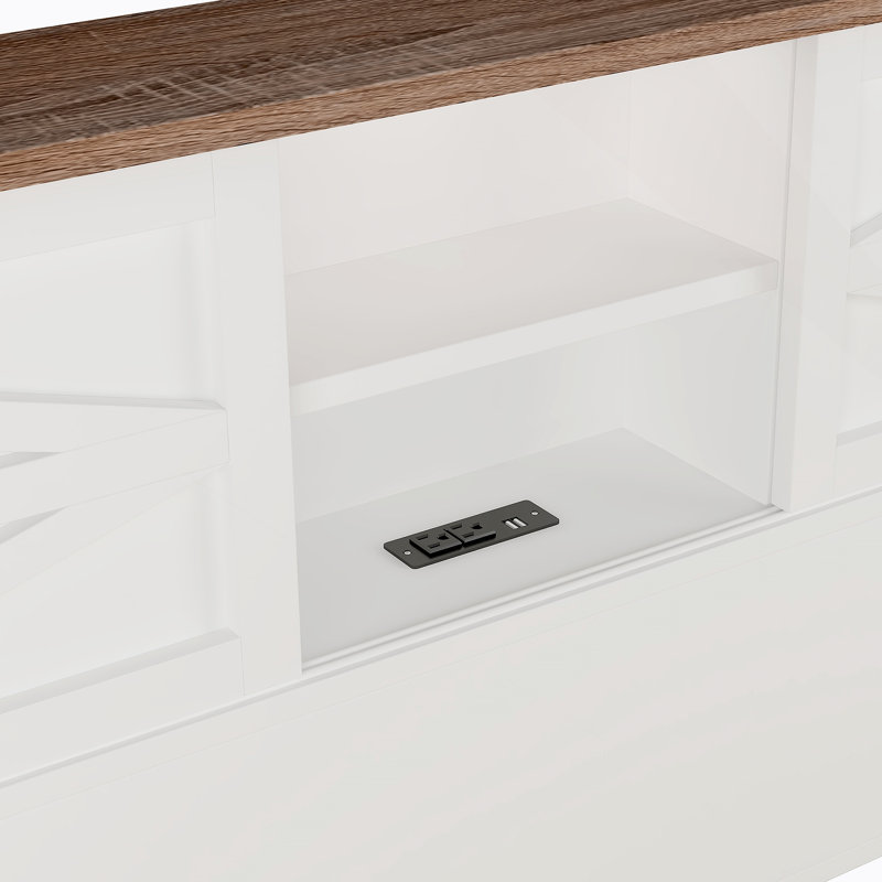 Ensemble de chambre à coucher 3 pièces avec lit plateforme double ferme avec tête de lit double à porte coulissante
