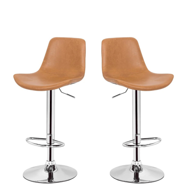 Tabouret réglable brun clair Romminha