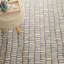 Tapis bleu en laine touffeté à la main Roark-74721118