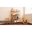 25cm W Bamboo / Rattan Shelving Unit