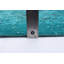 Tapis unique en laine turquoise 7 pi 7 po x 11 pi 1 po One Age of a Kind Goshorn