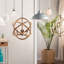 Luminaire suspendu simple en forme de dôme à 1 lumière Abrahamson-1486135433-1546371653