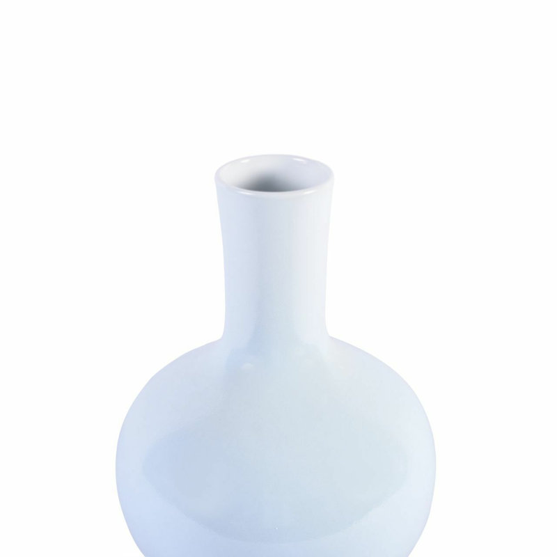 Handmade Table Vase, 13" H x 8" W x 8" D, Blue