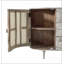 Console 57 po x 16 po x 33 po avec portes cannes, support stable, conception multifonctionnelle
