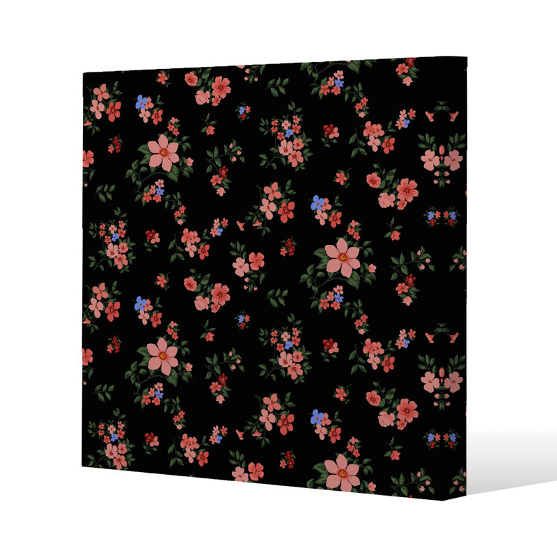 Beautiful Flowers Slim Style Canvas Print, 30 cm H x 30 cm W