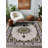 Stella Collection Digital Print Cotton-Polyester Beige Moroccan Rug-1476931456