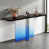 Transparent/bleu