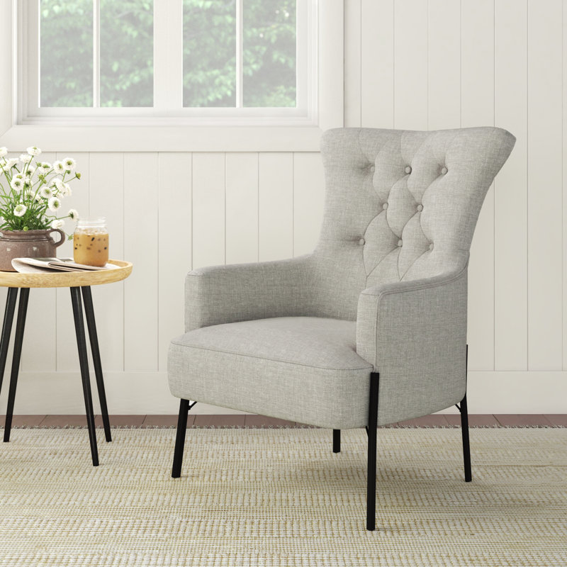 Fauteuil Haldan, Gris
