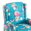 Ameiah 74 cm W Upholstered Wing Back Manual Push Back Recliner with Naihead Trims-536697363