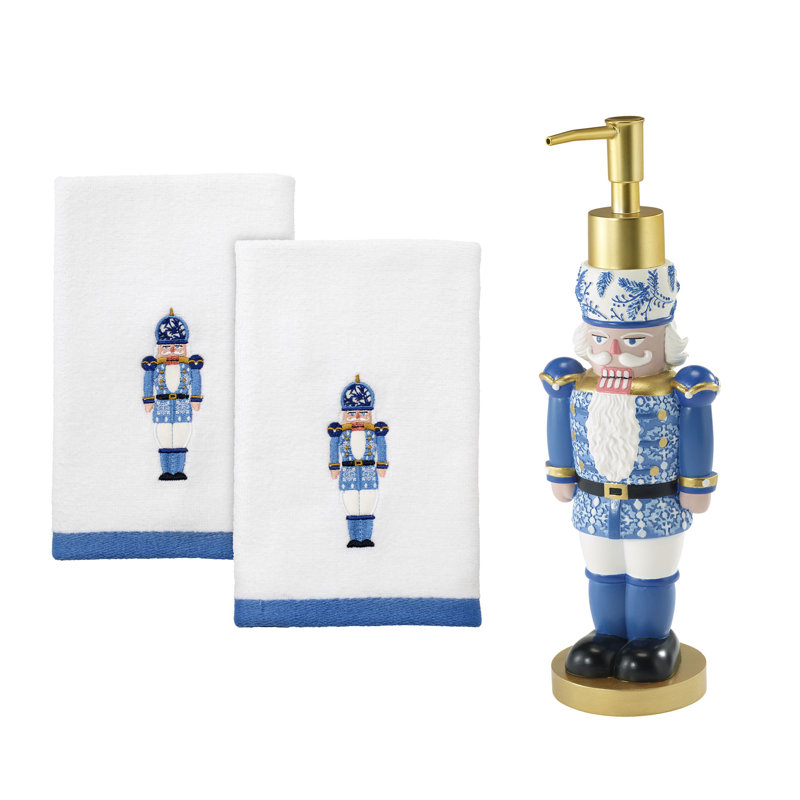Nutcracker Trellis Bath Bathroom Accessory Set