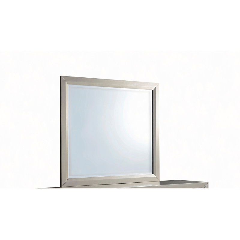 Chloe Gemstone Silver Mirror