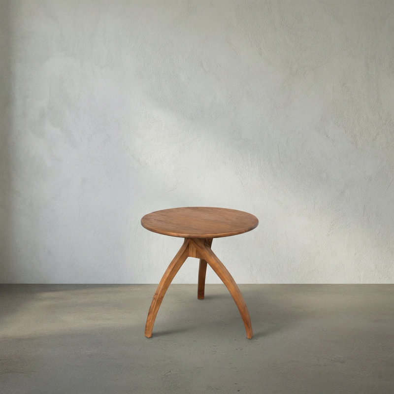 Vikram Solid Wood End Table, 19" H x 18" W x 18" D