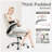 Home Office Linen Velvet Fabric Executive Chair-754466197-754466196