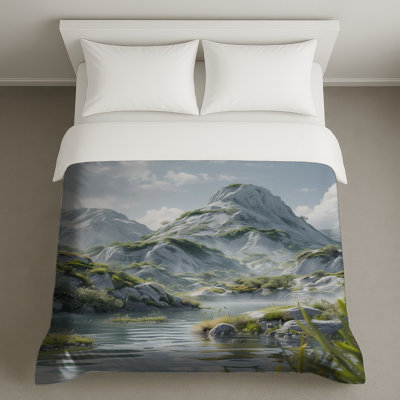 Housses de couette Mountain River Landscape