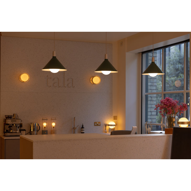 Luminaire suspendu Bower avec sphère G20 US, Vert