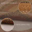 Tapis noir / caramel en jute tressé à motif géométrique Kettle Grove-144533999