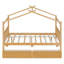House Bed with Drawers & Wooden Frame-125376349