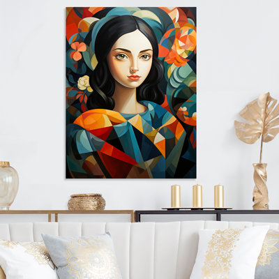 Mona Lisa In Henri Matisse Style II - Art mural moderne en métal