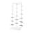 9 Pair Free Standing Shoe Rack Display Shelf-666092522