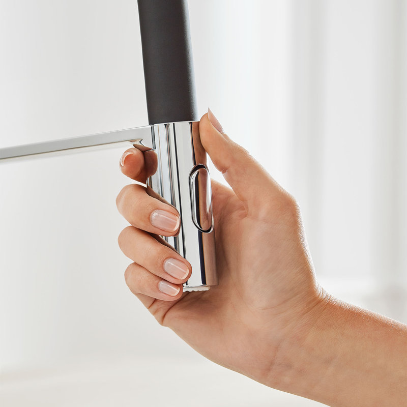 Concetto™ Pull Down Touch Single Handle Kitchen Faucet With Accessories, StarLight Chrome