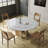 Modern simple home round dinning table-103399547