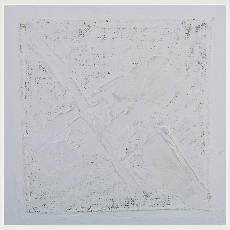 Barry - peinture sur toile, Laguna encadré blanc