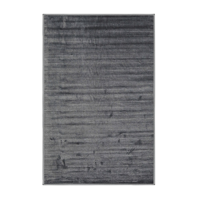 Tapis gris zone contemporaine, Rectangle 4 pi x 6 pi