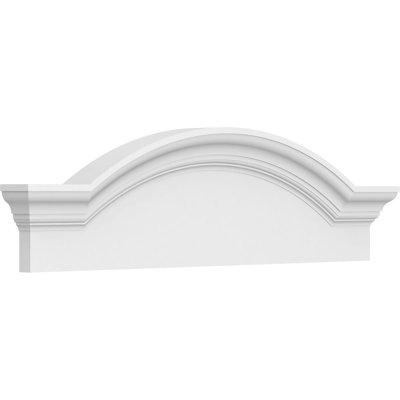 Arche de segment avec fronton en PVC de qualité architecturale Flankers