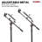 5 Core Mic Stand Adjustable 82" Microphone Stands Floor w 180° Rotating Telescoping Metal Boom Arm