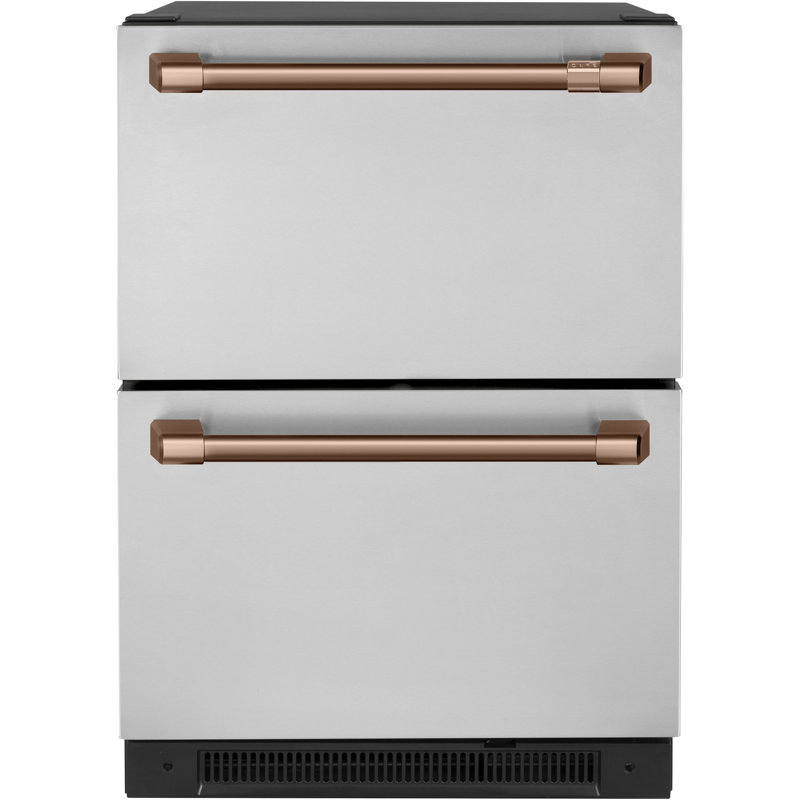 Double Drawer Handle Kit, Brushed Copper