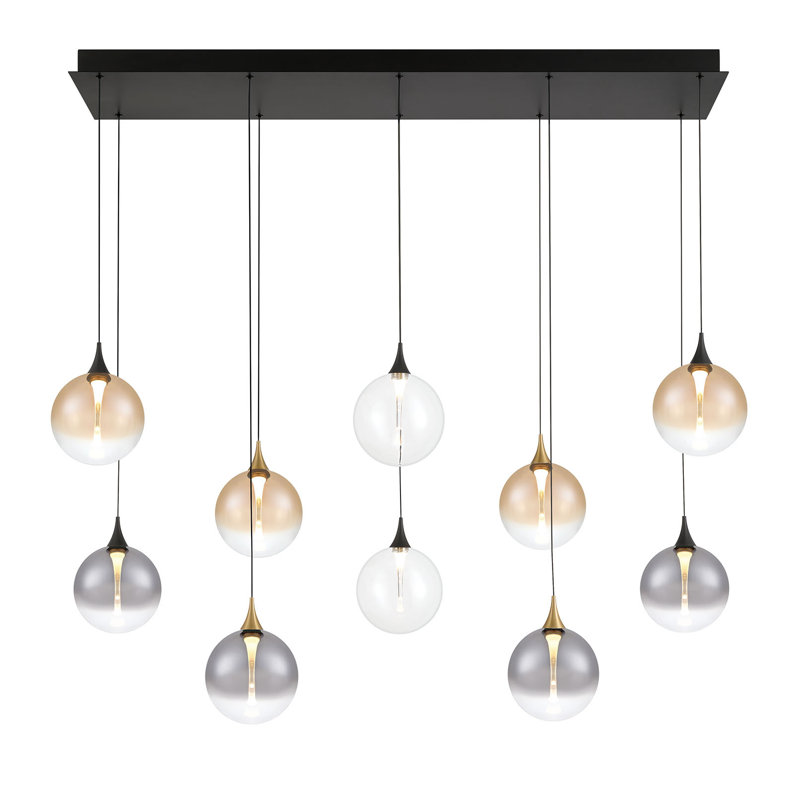 Lustre 47 "Iissa 10L, Mélange or / noir