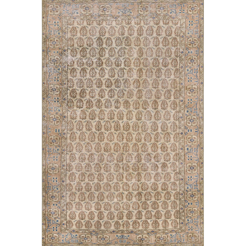 Dorset Oriental Area Rug in Beige, Rectangle 2' x 3'