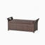 Banc de rangement en fer Auline